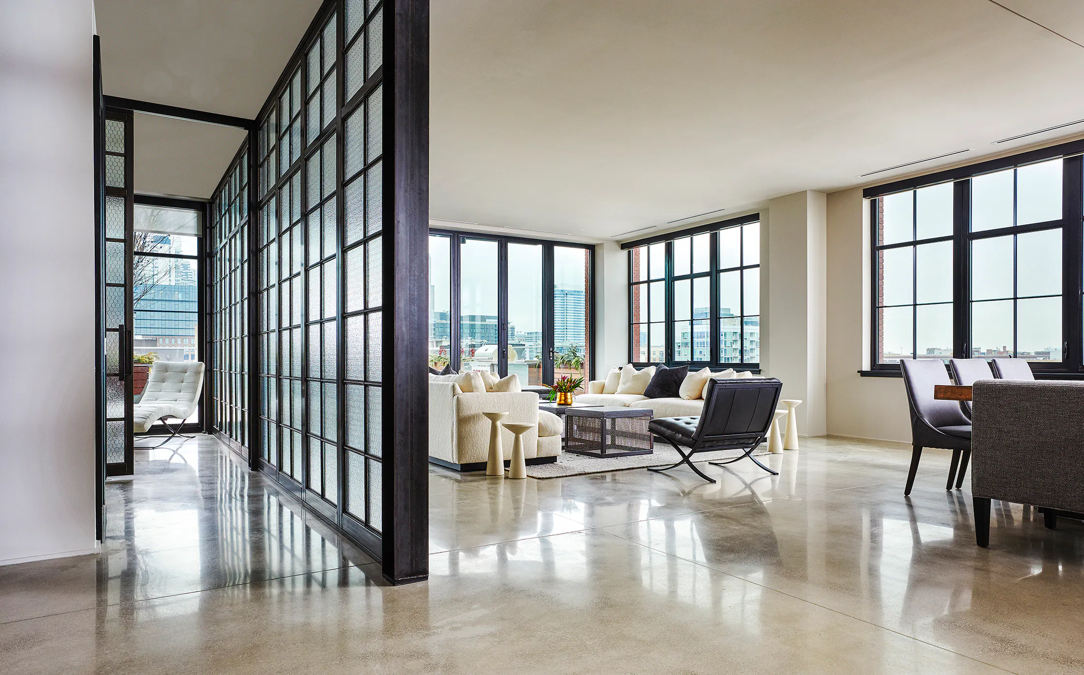 Beautiful view of Penthouse Condos With Retractable Glass Walls